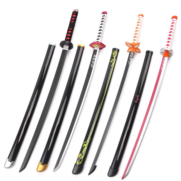 26 Styles 100cm Toys Demon Slayer: Kimetsu no Yaiba Agatsuma Zenitsu Sword ABS Material Anime Swords