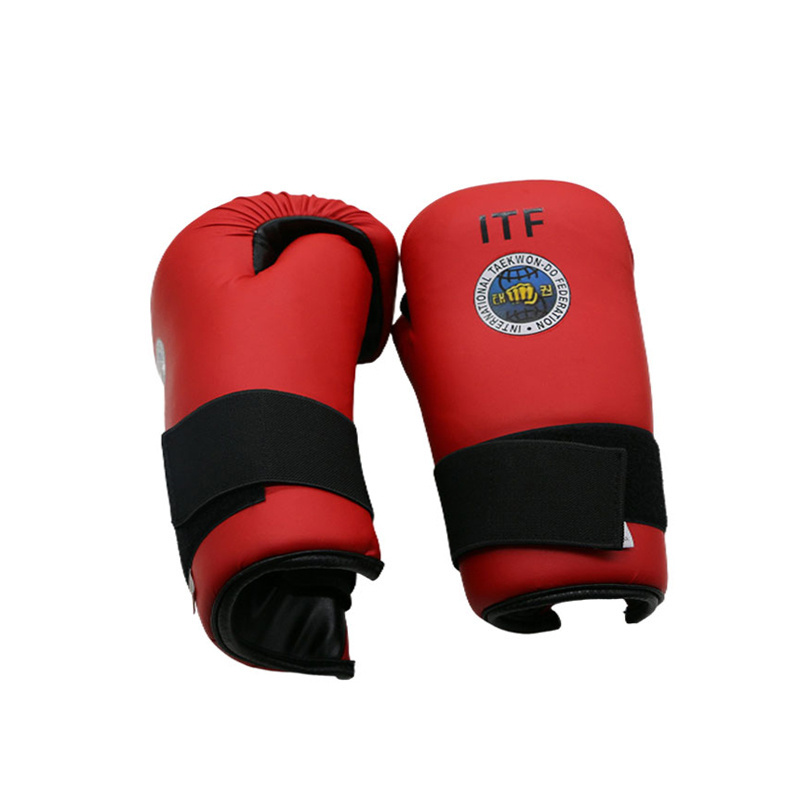 Cost-effective Custom Logo Martial Arts Equipment Sparring Gear Taekwondo Hand Protectors ITF Gloves