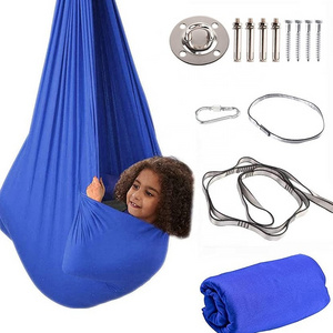 Sensory Swing Indoor Outdoor for Kids Indoor&Outdoor aerial silks training yoga swing Hammock for Kids