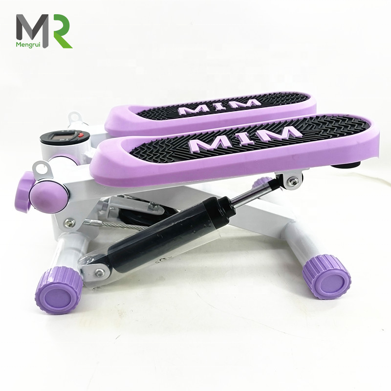 Mini Stepper with Resistance Bands Stair Stepping Fitness Exercise Home Workout Equipment with LCD Display Aerobic Step Fitness