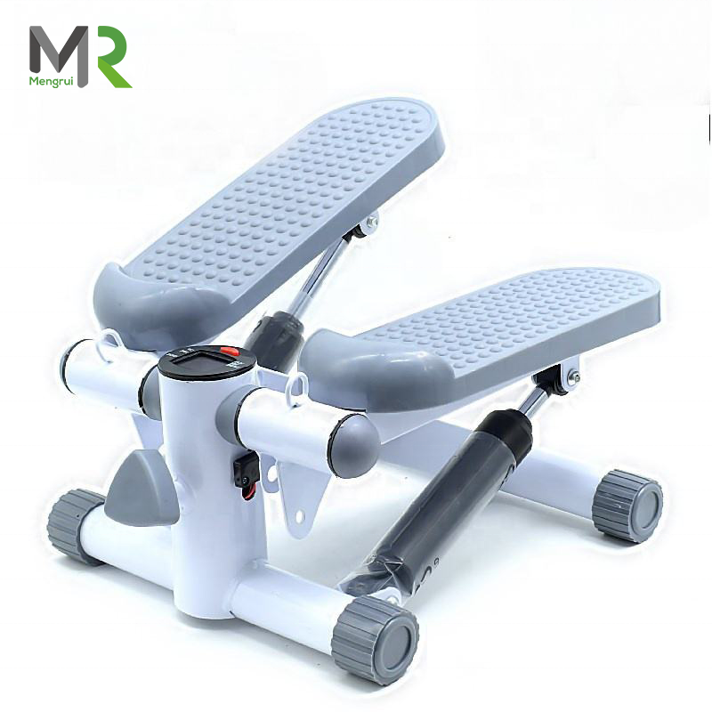 Mini Stepper with Resistance Bands Stair Stepping Fitness Exercise Home Workout Equipment with LCD Display Aerobic Step Fitness