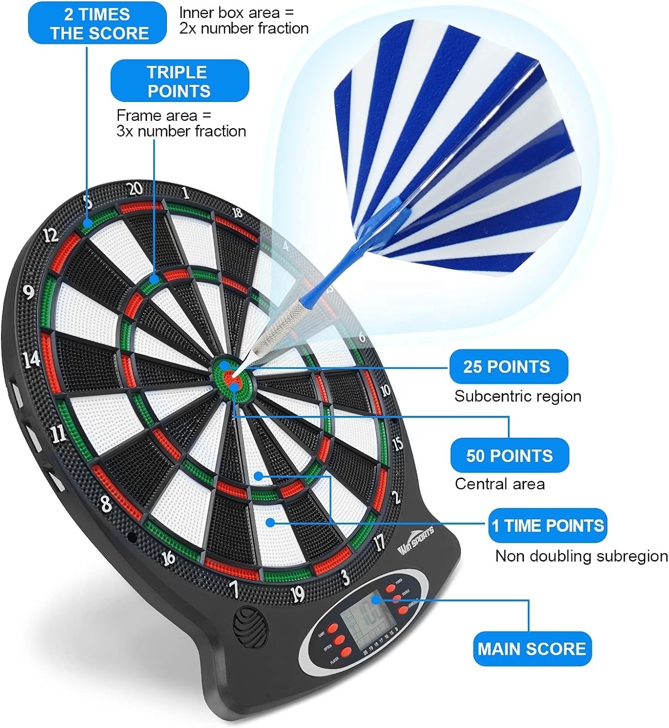 2023 Hot selling games electronic dartboard,custom electronic dartboard,sisal bristle dartboard