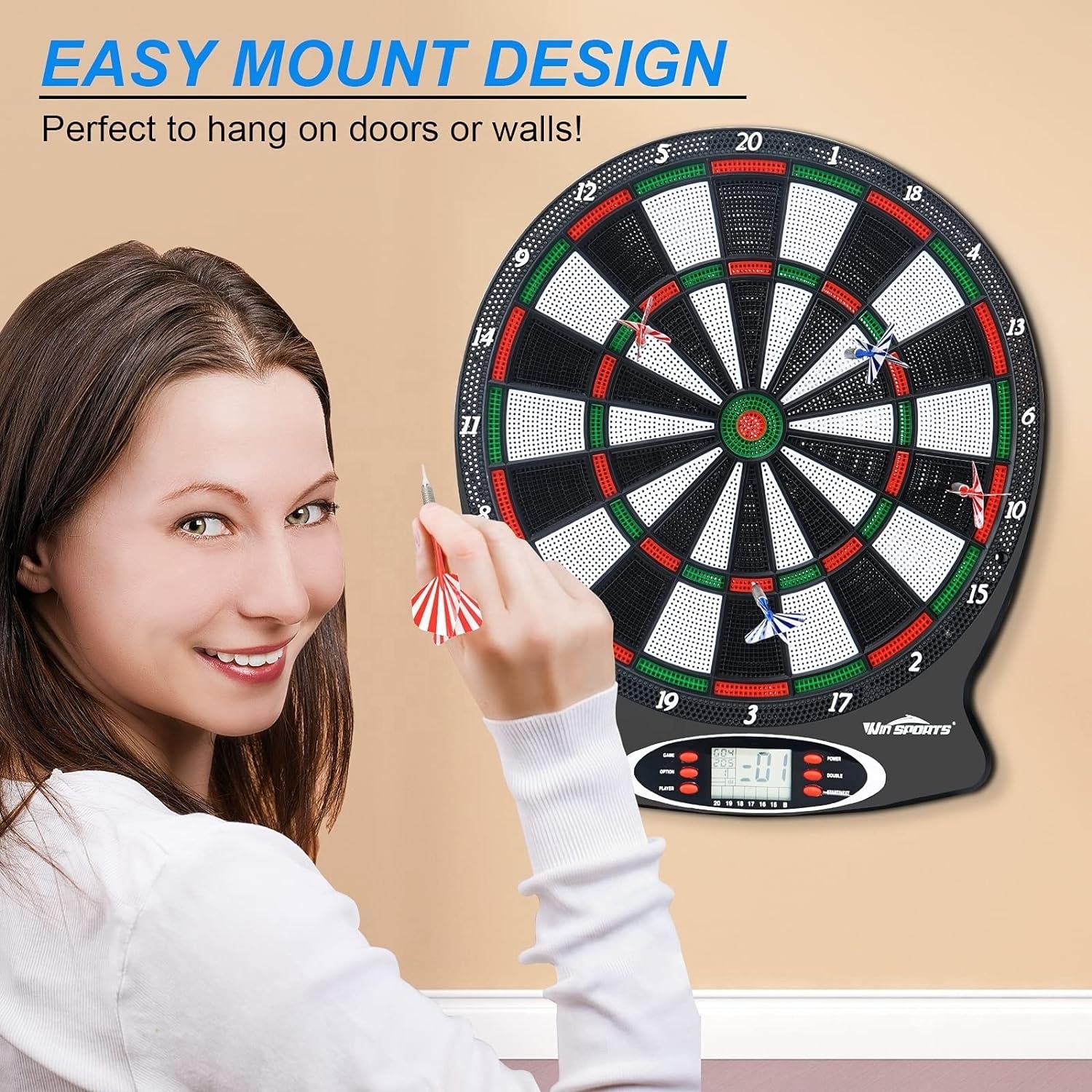 2023 Hot selling games electronic dartboard,custom electronic dartboard,sisal bristle dartboard