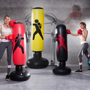 New arrival boxing equipment 160CM Stress Release Training Kick Boxing Bop Bag PVC inflatable punching bag for kids and adults