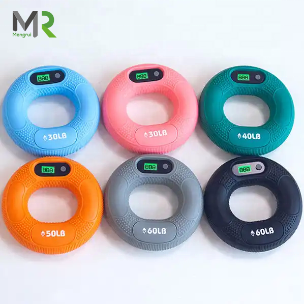 Factory Forearm Grip Workout Finger Stretcher Grip Strength Trainer Digital display Finger Exerciser Hand Grip Strengthener Ring