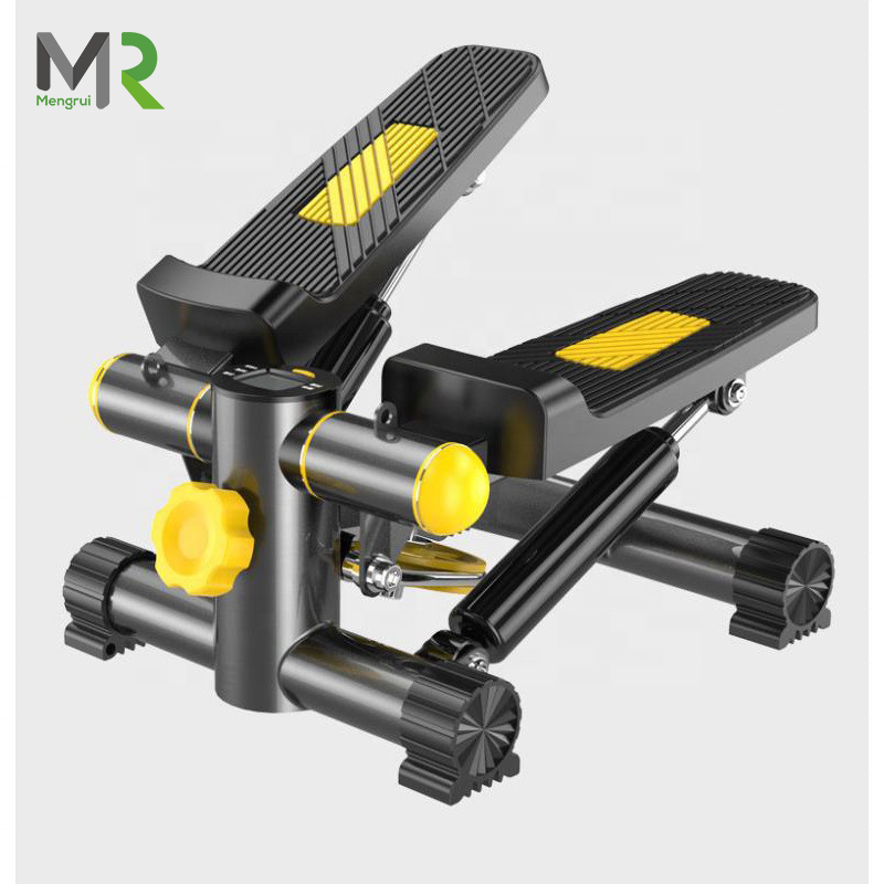 Mini Stepper with Resistance Bands Stair Stepping Fitness Exercise Home Workout Equipment with LCD Display Aerobic Step Fitness