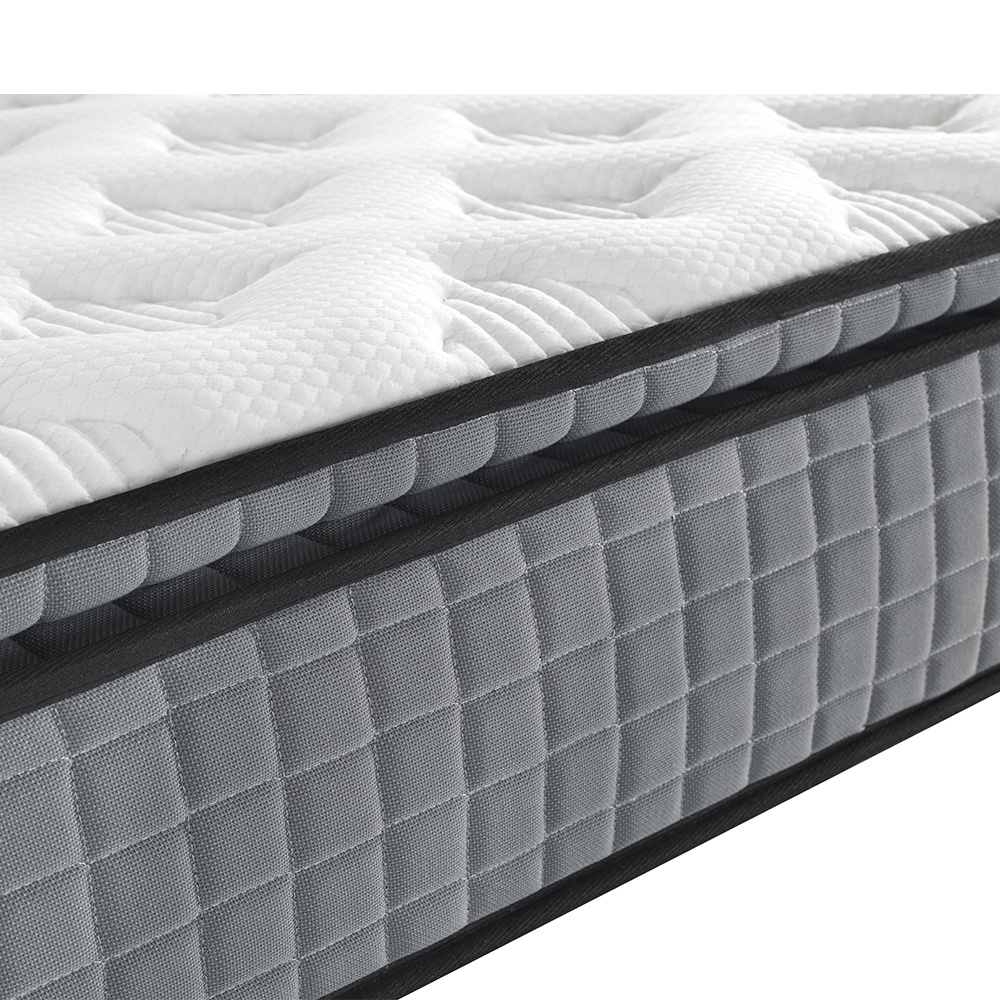 High Quality Mattress Bed  Roll Up King Queen Size Memory Foam Mattress In Box Rolled latex foam sleep well foam mattress