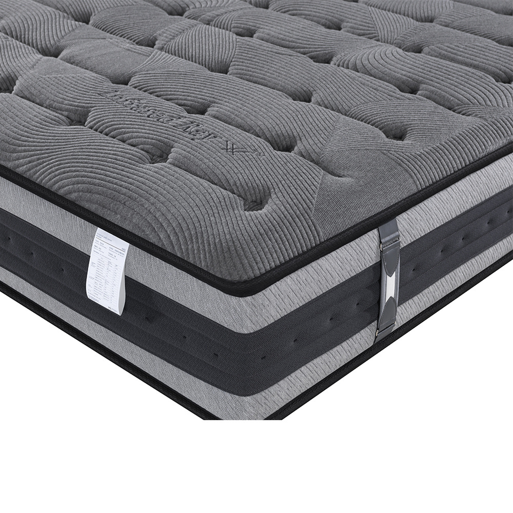 Wholesale Supplier Hotel Luxury good Night Original Brand Pillow Top Full Size Customized Bed Mattress