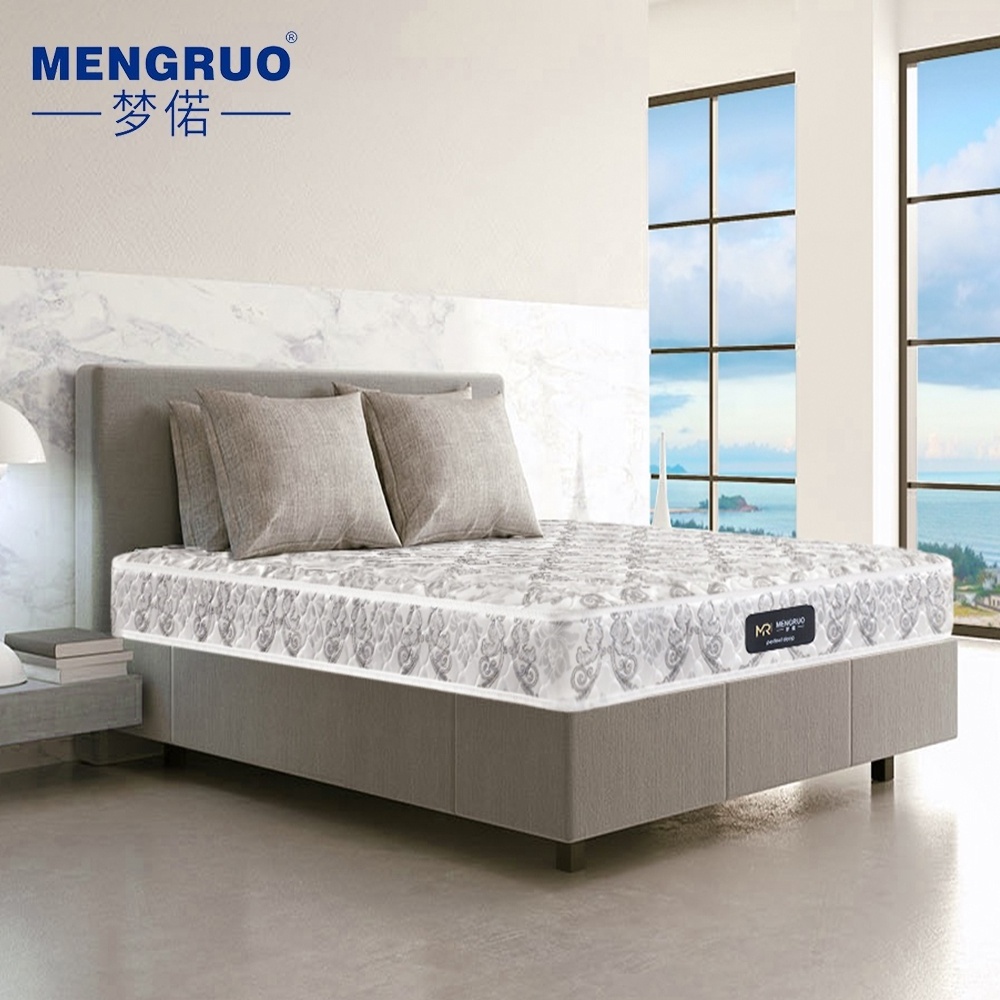 15 Years factory supply soft comfort hybrid fabric king queen full size memory foam mattress pocket spring mattress