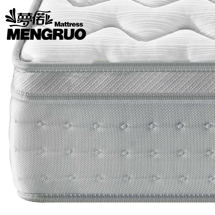 foshan mengruo factory supply high elastic soft memory foam roll packed compressed mattress wholesale double queen king size