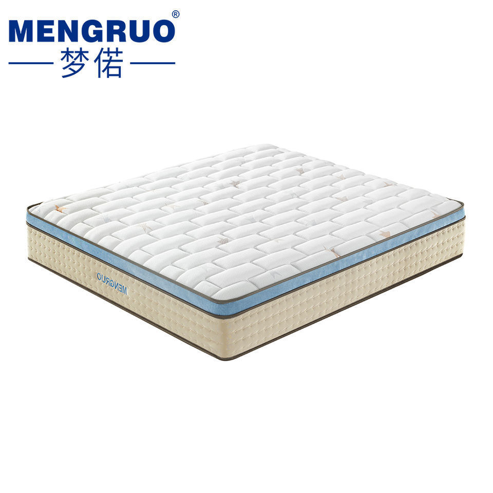 comfort pillow top full size OEM/ODM king memory size pocket mattress memory foam bed spring mattress