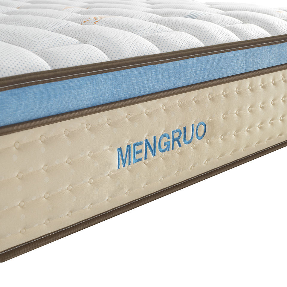 comfort pillow top full size OEM/ODM king memory size pocket mattress memory foam bed spring mattress