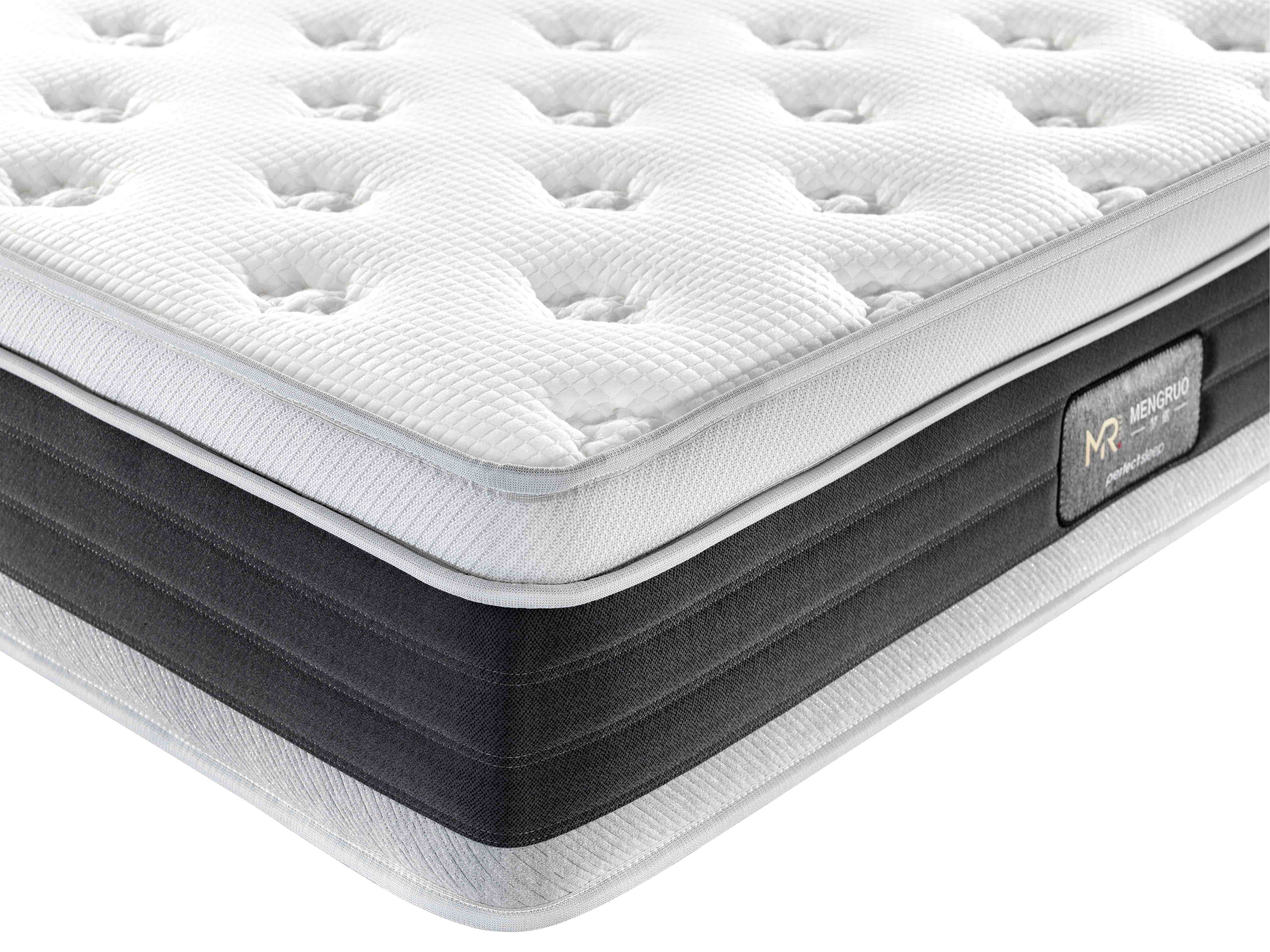 Mengruo Full Inch King Size Pillowtop Innerspring Luxury Ratex Princess Hotel Mattress 30'' For Sale Ready To Ship