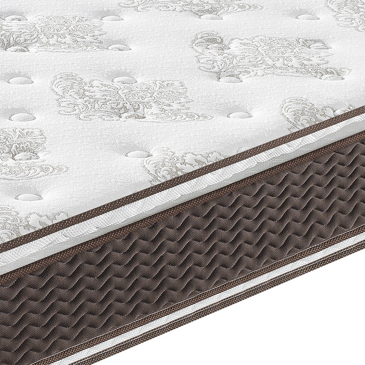 Home furniture mattress set double pillow top spring full size sleeping mattress in a box cool gel memory foam mattress