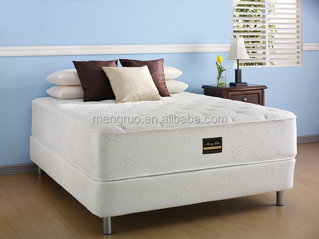 Customized 5 star hotel bedroom furniture double single high density bamboo cheap visco elastic foam mattress