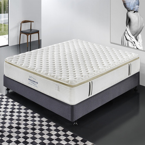 Lifestyle sleepwell double pillow top sleep rest hilton comfort cuddle 5 star hotel mattress matelas with super soft foam