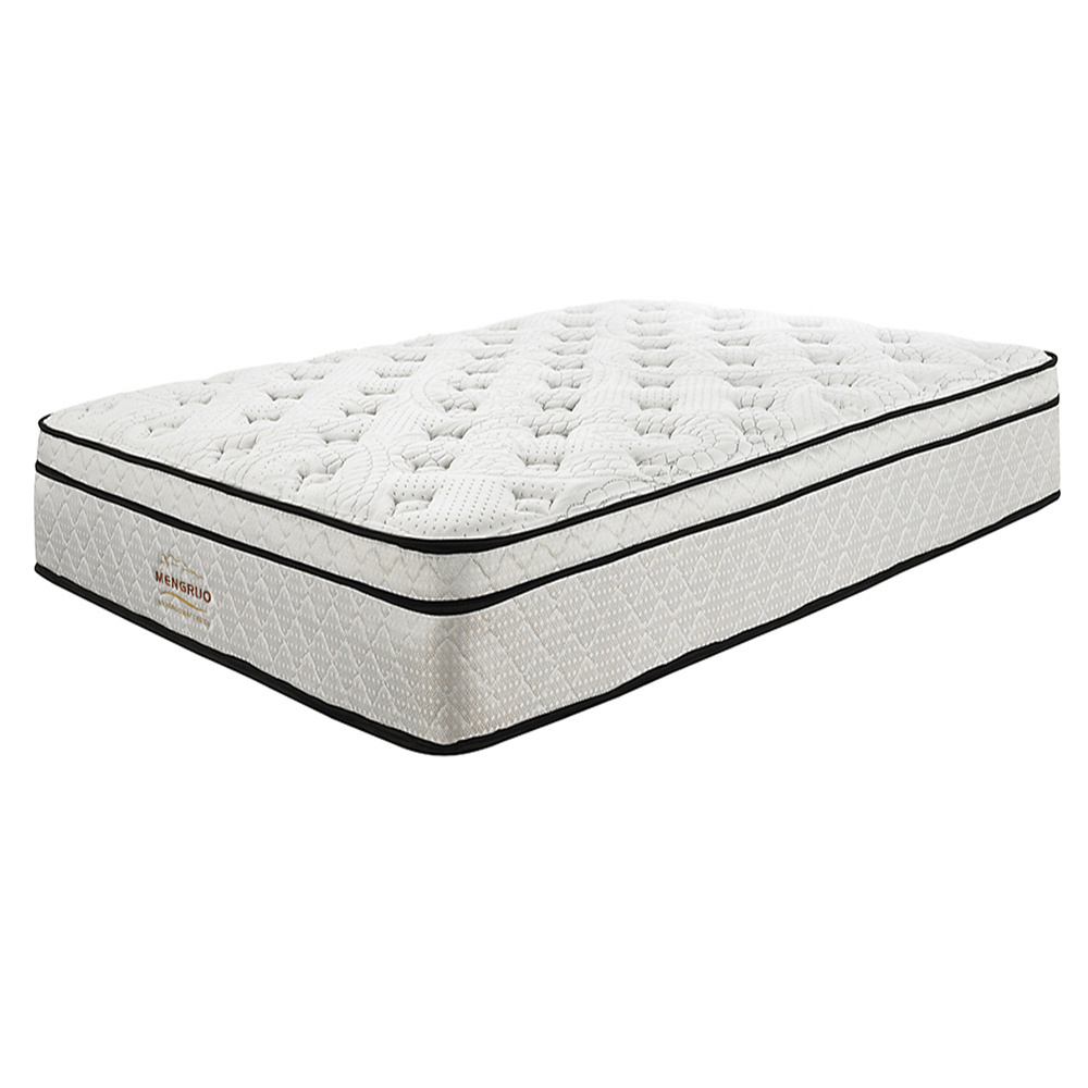 Luxurious Hilton Hotel Comfort High Sleep Quality Roll Up Pocket Spring Zone Mattresses Topper Spring Bed Mattress