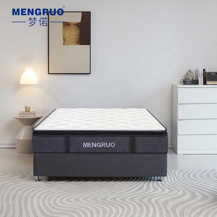 OEM/ODM 12 inch comfortable memory foam 5 zoned  hotel bed mattress queen size foam pocket spring mattress