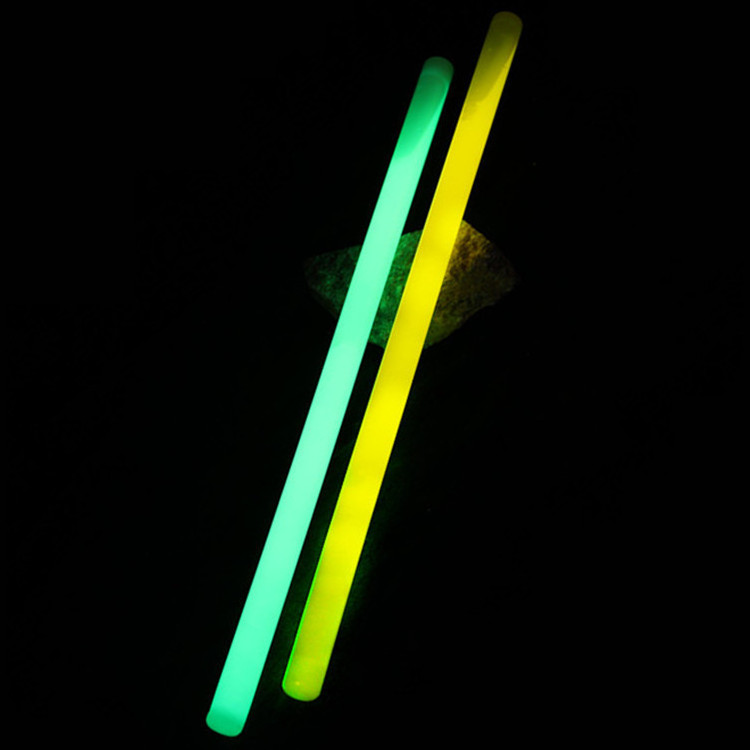 chemical glow sticks eco-friendly PE material lighting glow stick for emergency 1.5*30cm big sticks