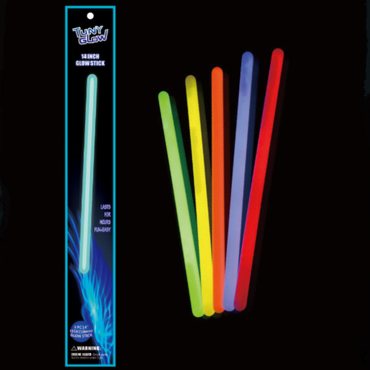 chemical glow sticks eco-friendly PE material lighting glow stick for emergency 1.5*30cm big sticks