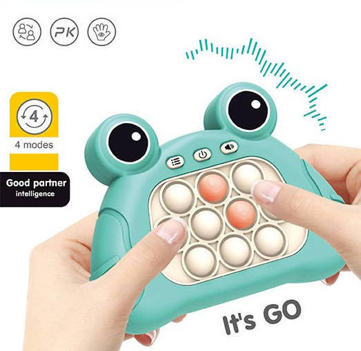 Quick Puzzle Game for Kids Fast Push Bubble Game Light up Pop It Pro Quick Push Toys Gifts for Children Electronic