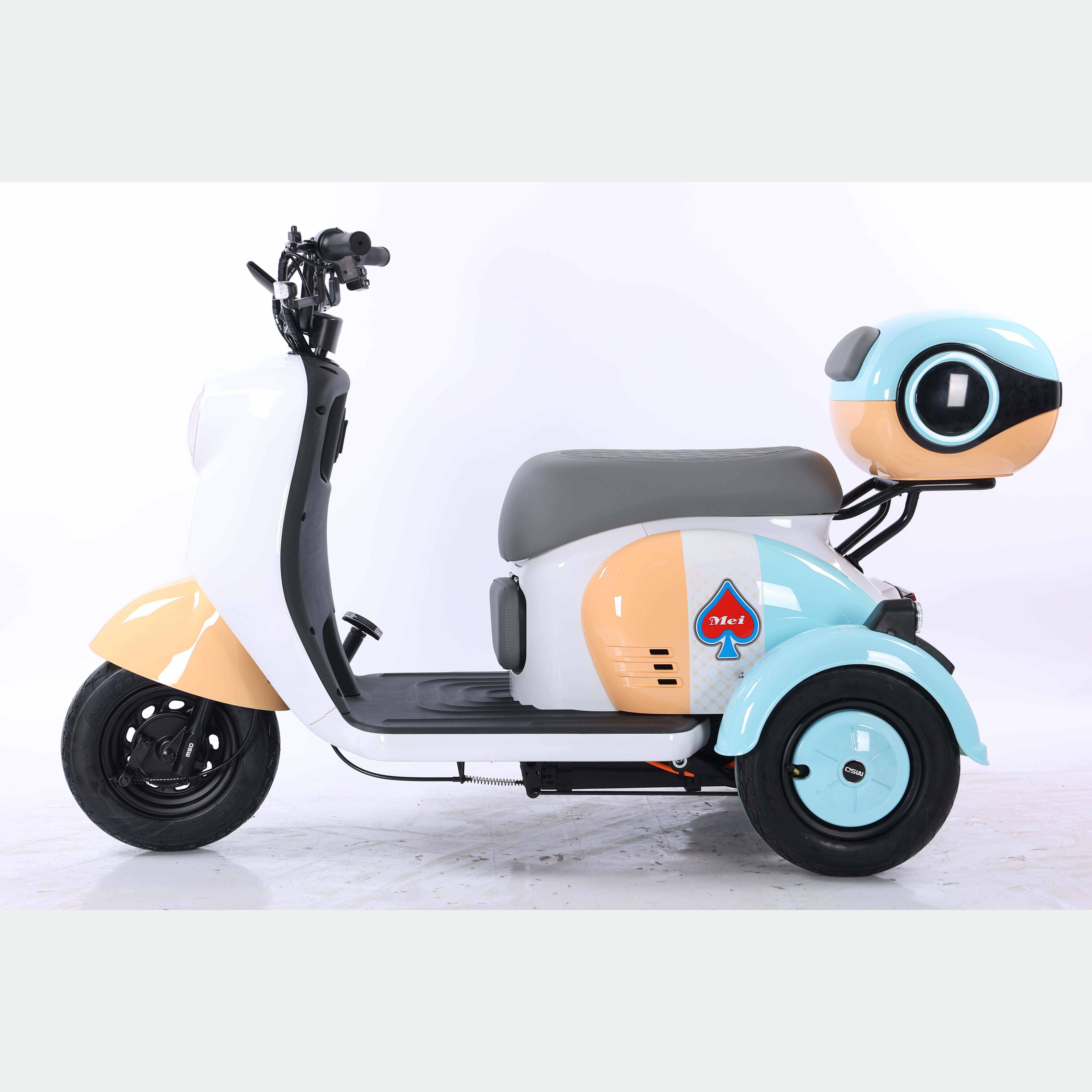 Electric Bike 3 Wheels Tricycles 3 Wheel Electric Scooter for Adult Tricycle Digital 500W Trikes 3 Wheel 250cc Motorcycle Open