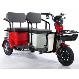 Hot Selling Scooter Tricycle Three Wheel Electric Tricycles with Pedal for The Elderly 10 Digital 500W M8 Tricycles Bike 2 Seat