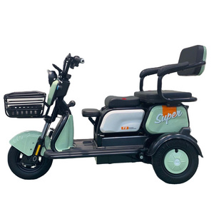 Fashion 500w three-wheel  front passenger loading electric tricycle