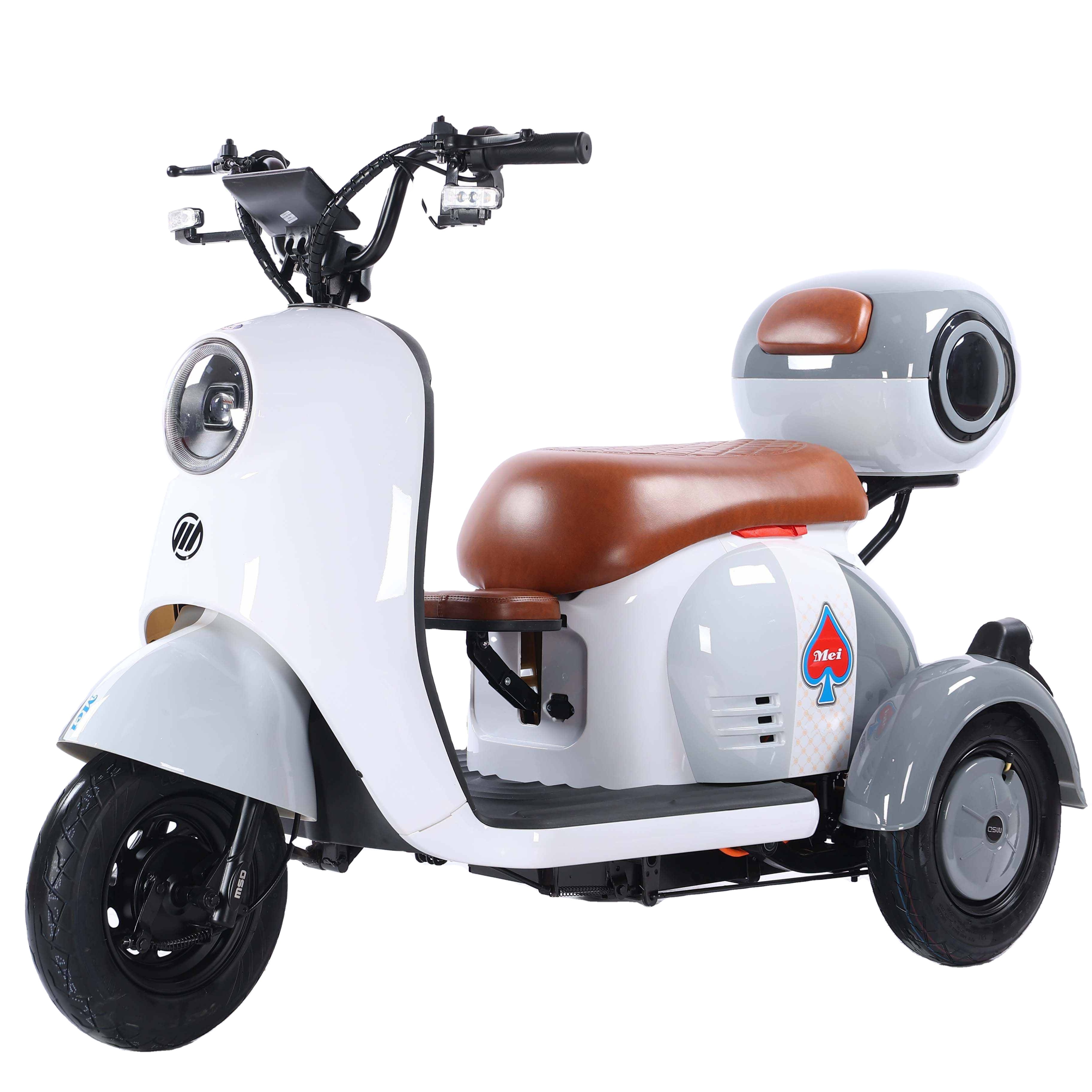 Electric Bike 3 Wheels Tricycles 3 Wheel Electric Scooter for Adult Tricycle Digital 500W Trikes 3 Wheel 250cc Motorcycle Open