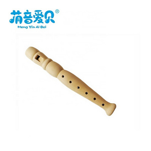 Music Toys Small Flute Wood Recorder Educational Wood Flute Sound Recorder Toy for Children Kids