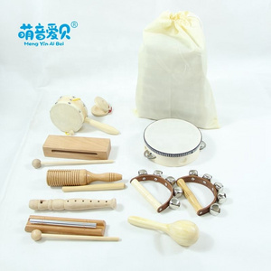 Wooden Music Set for Toddlers and Kids Eco Friendly Musical Set Wooden instrument Toy Set