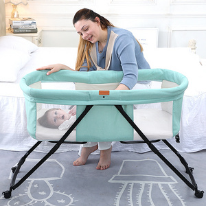 Portable cradle newborn baby folding bed Baby cot