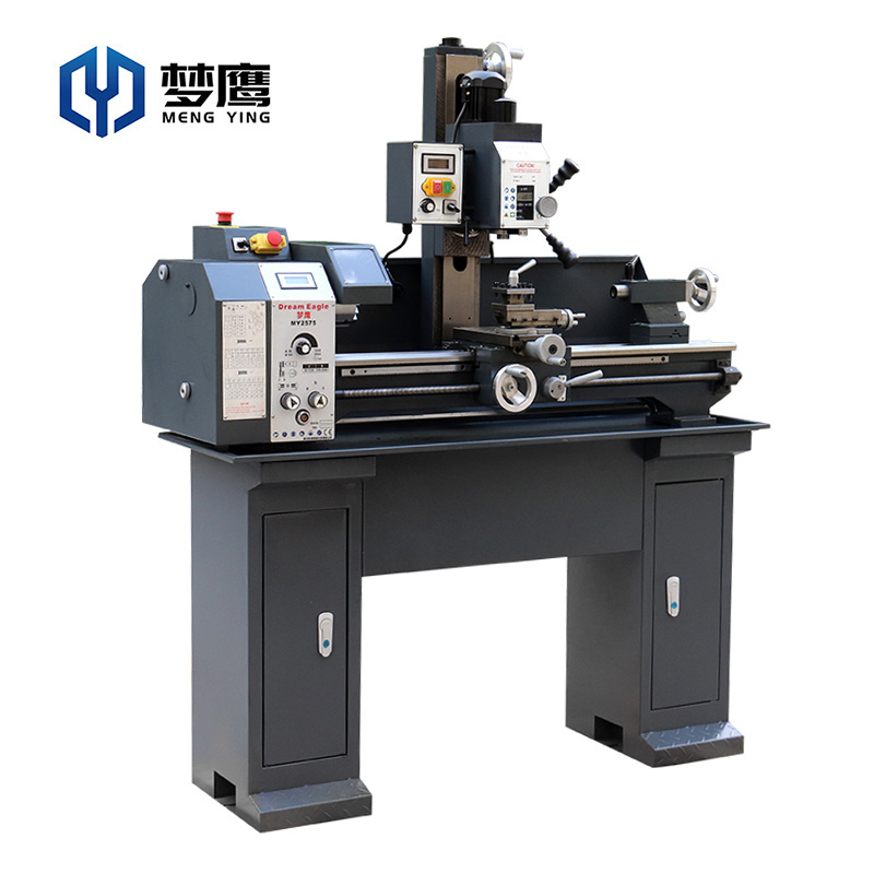 Benchtop Metal Lathe Mill Combo MY2575 Multi-Purpose Milling Lathe and Drilling Machine