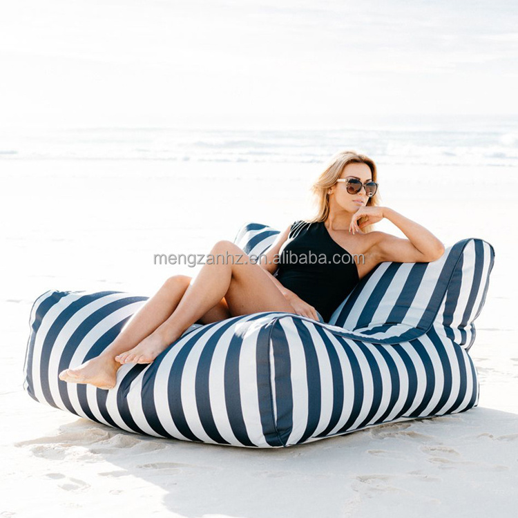 Outdoor beanbag pool lounge/ fabric swimming pool float / pool float lounge