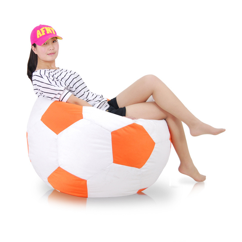 New Indoor and Outdoor Football Relaxing Modern Polyester Lazy Soccer Ball Bean Bag Chair