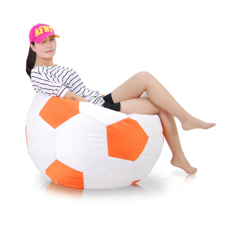 Special Sports Soccer Leisure Ball Pouf Bean Bag Chair