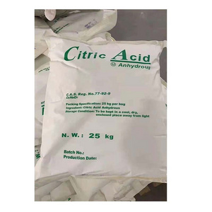 Wholesale price BP98 E330 FCC 25kg bag ttca rzbc ensign  citric acid anhydrous 30 -100 mesh food grade