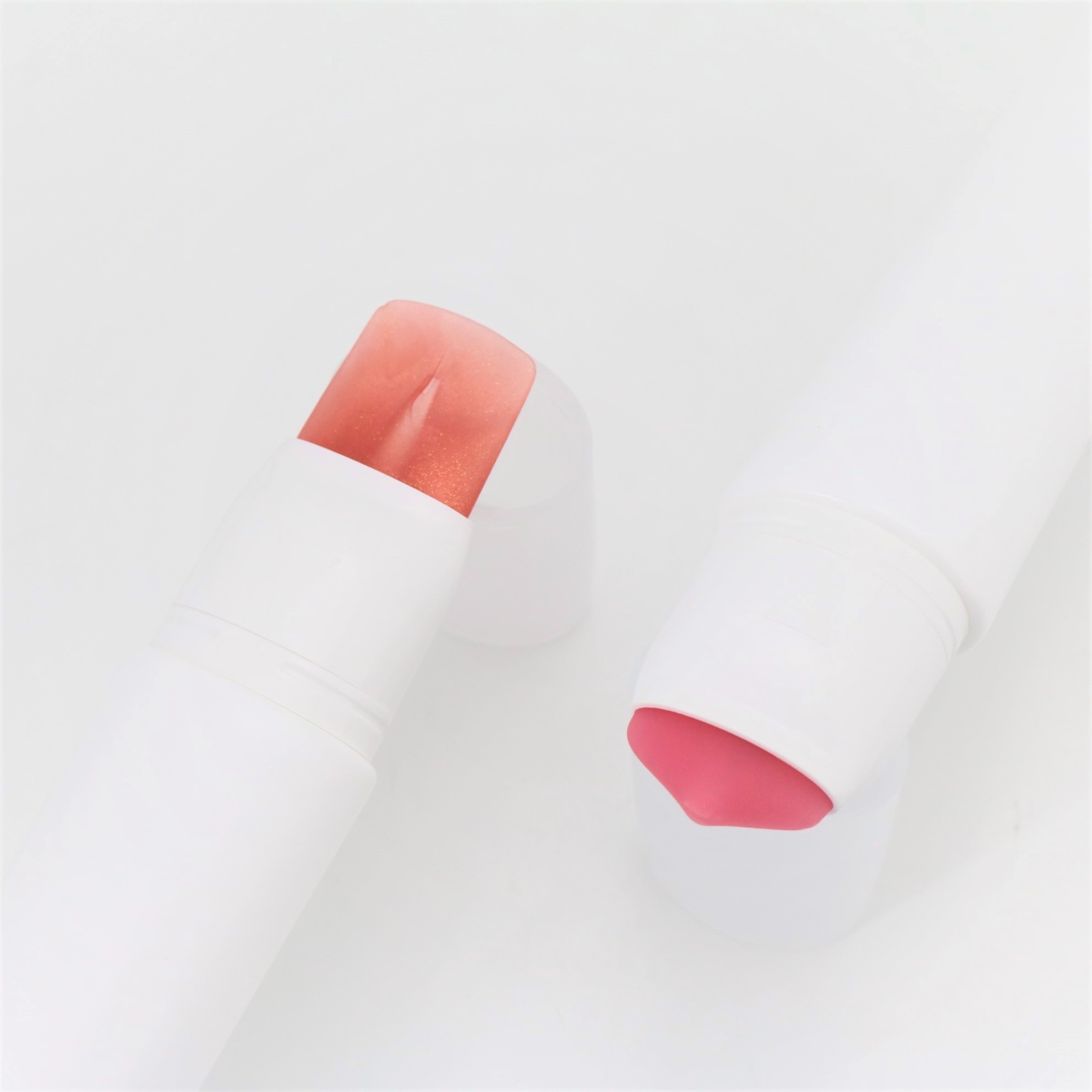 Empty Silica Gel Applicator Brush Cosmetic Plastic Tube Soft Silica Gel Massage Appilicator PE Tube