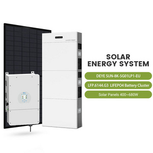 Complete Solar Package Hybrid 8kw Solar Energy System Power Kit For Home 5kw 8kw 10kw Jinko Solar Panel