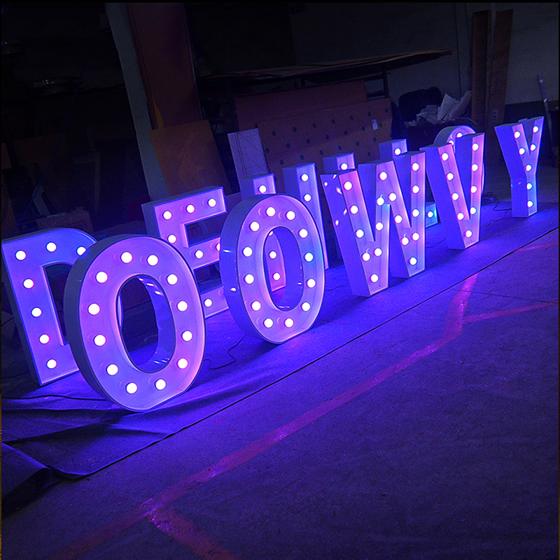 Big Large Lighted Marquee Letters RGB for Party 3ft Over Size 25 Led Lighted Lamp Address Sign House Door Number 5000 220 CN;GUA