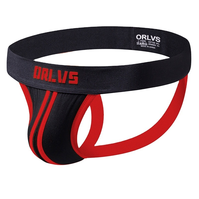 ORLVS European Cotton Jockstraps Low Rise Gay Men Thong