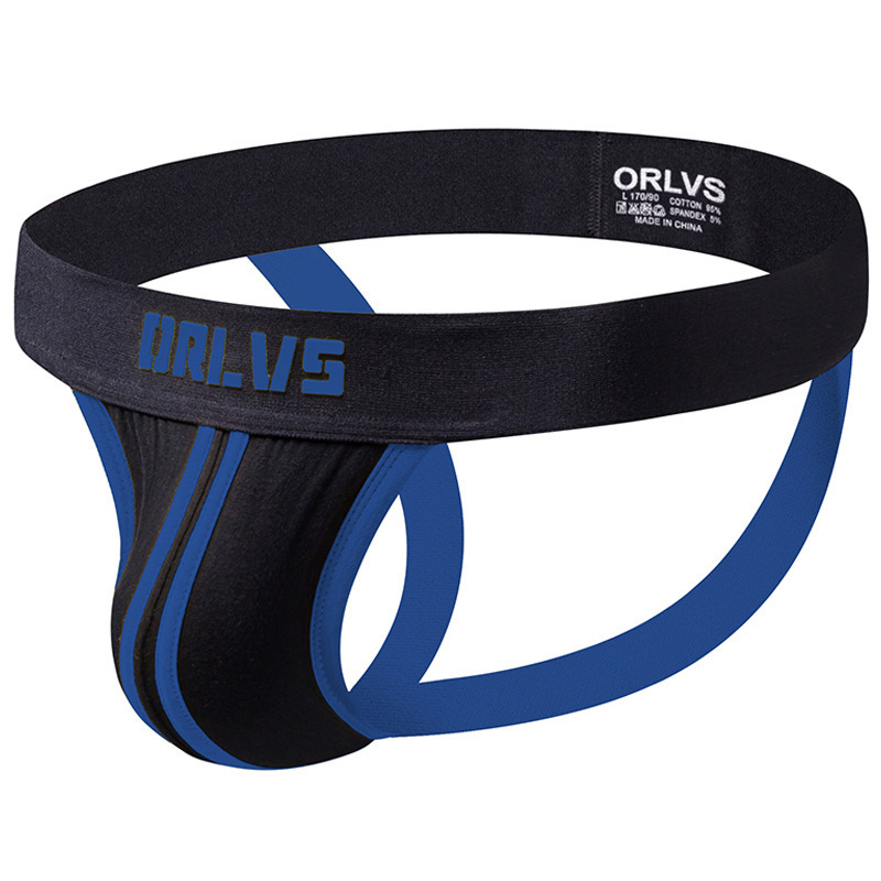 ORLVS European Cotton Jockstraps Low Rise Gay Men Thong