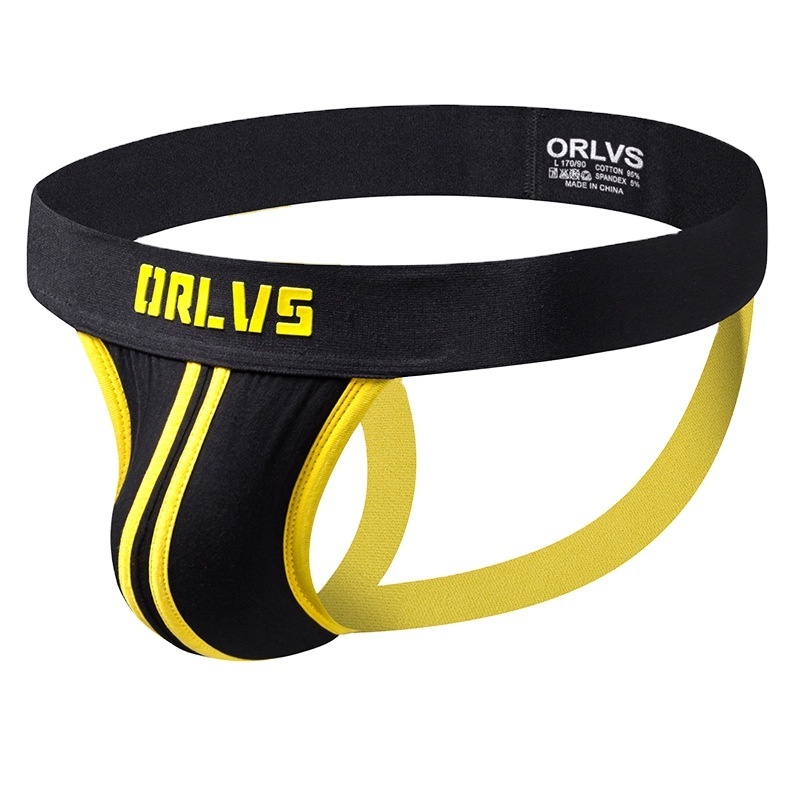 ORLVS European Cotton Jockstraps Low Rise Gay Men Thong