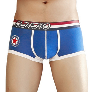 Custom Personality Cartoon Teen Boys Tight Cotton Spandex Boxer Briefs Underwear