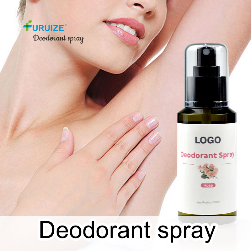 Furuize Armpit Refreshing Antiperspirant Spray Body Odor Anti Sweat Underarm Deodorant Spray Yoni Mist Spray