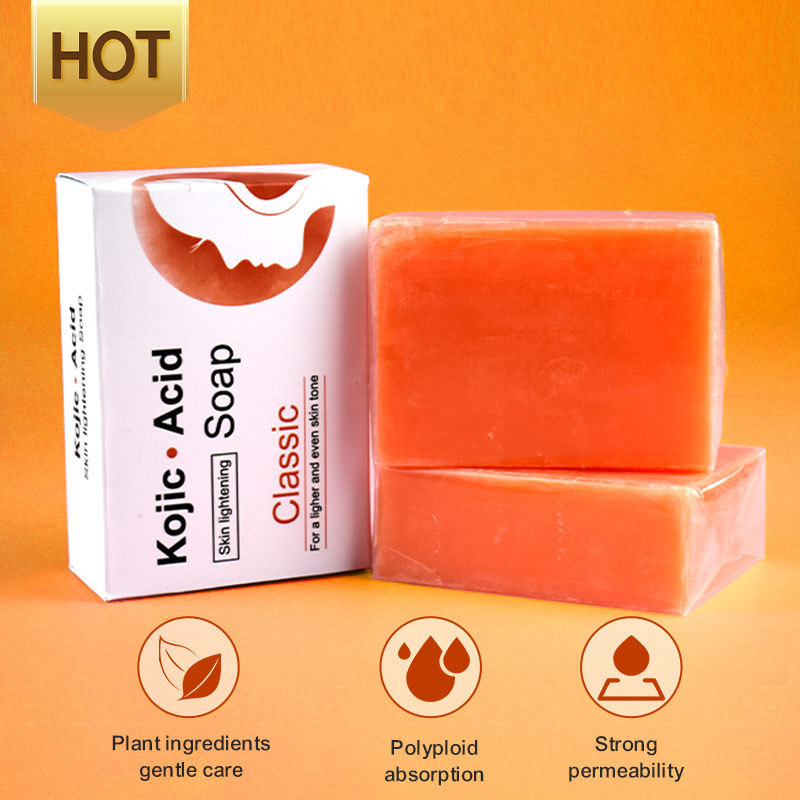 Kojic Acid Soap Skin Brightening Lightening Bath Bleaching Body Face Whitening kojie san skin lightening soap