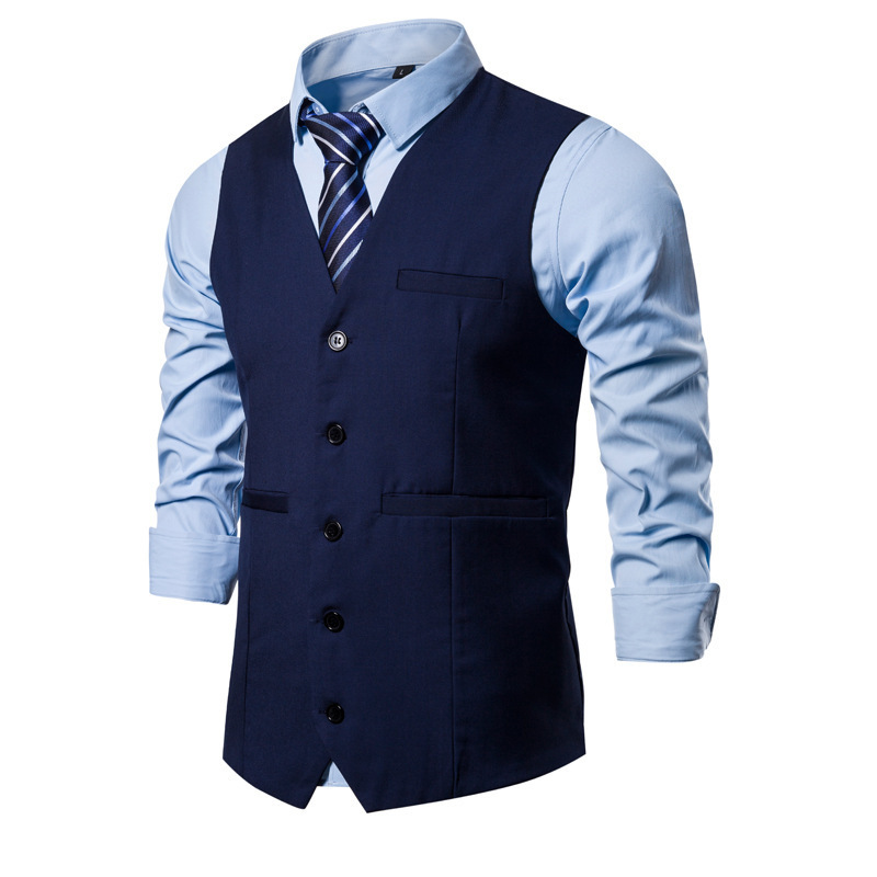 Men's solid colored vest oversized casual suit men's tank top camisole slim fit mens wear