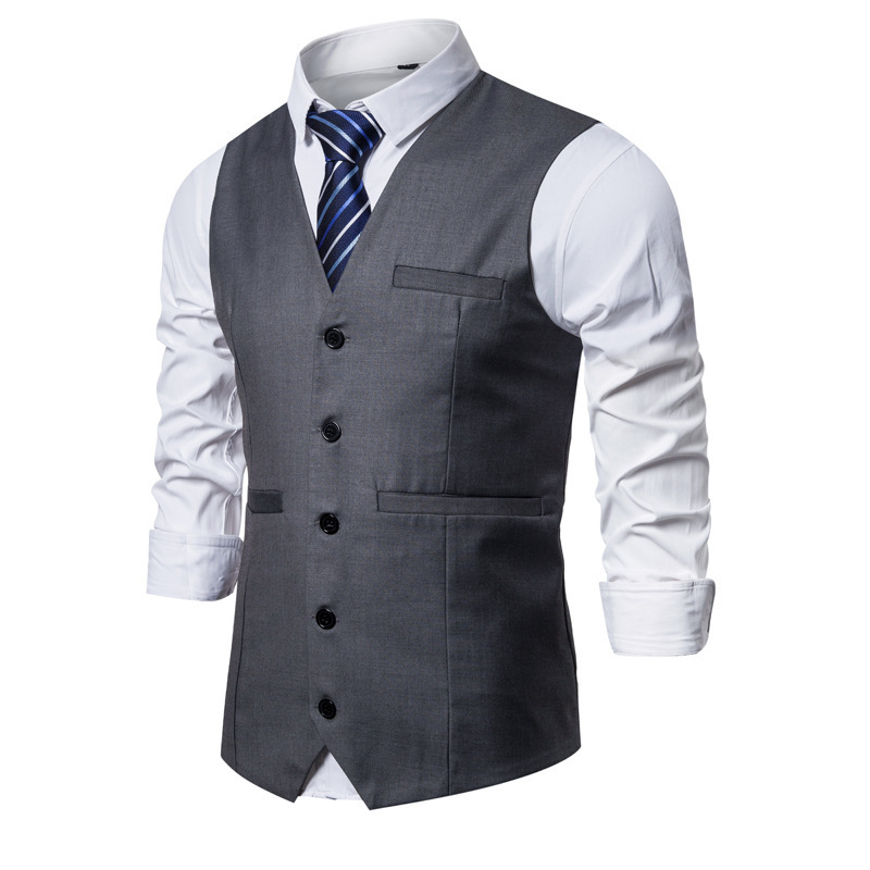 Men's solid colored vest oversized casual suit men's tank top camisole slim fit mens wear