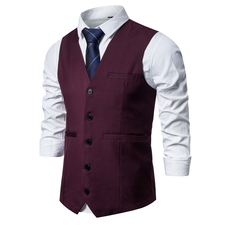 Men's solid colored vest oversized casual suit men's tank top camisole slim fit mens wear