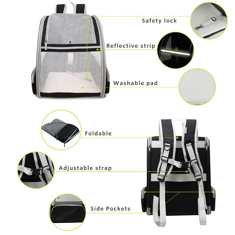 Innovative Traveler Bubble Backpack Pet Carriers for Cats and Dogs Portable Simple Pet Bag Outdoor Travel Carriers